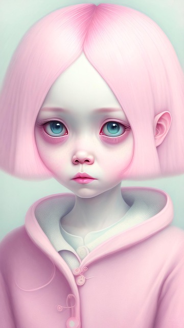 Ai Generiert, Mädchen, Baby, Rosa