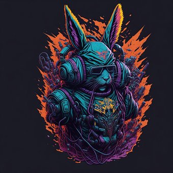 Free Easter Bunny illustration and picture