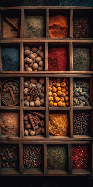 Free spices spice box food illustration