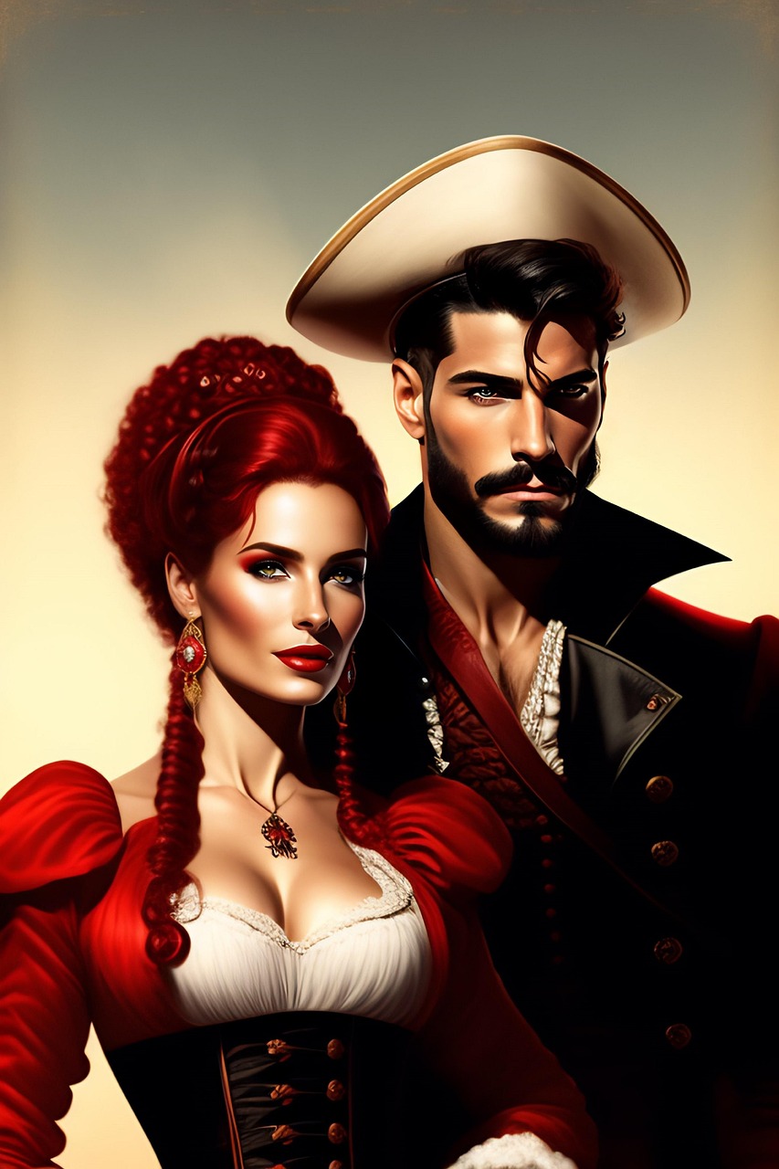 Download free HD stock image of Ai Generated Couple Free ai generated couple lovers illustration