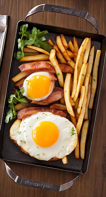 Free ai generated eggs breakfast illustration