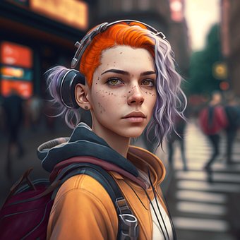 Free Ai Generated Woman illustration and picture