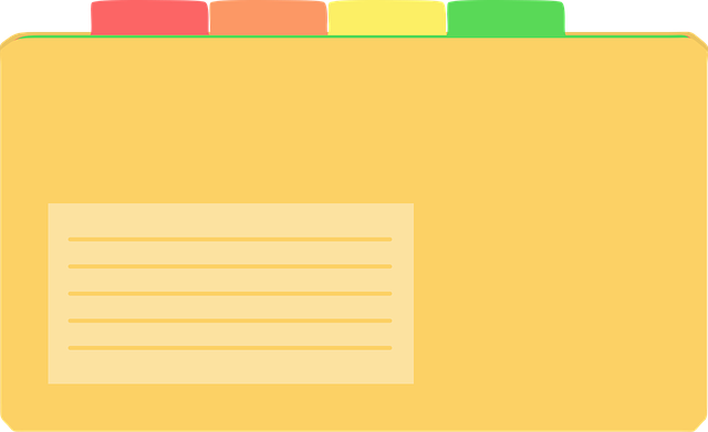 Free folder binder map vector