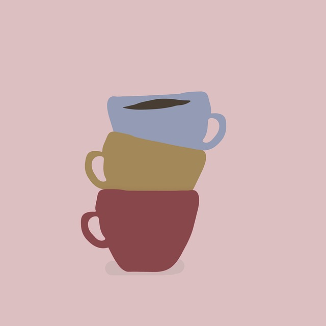 Free cups coffee drink illustration