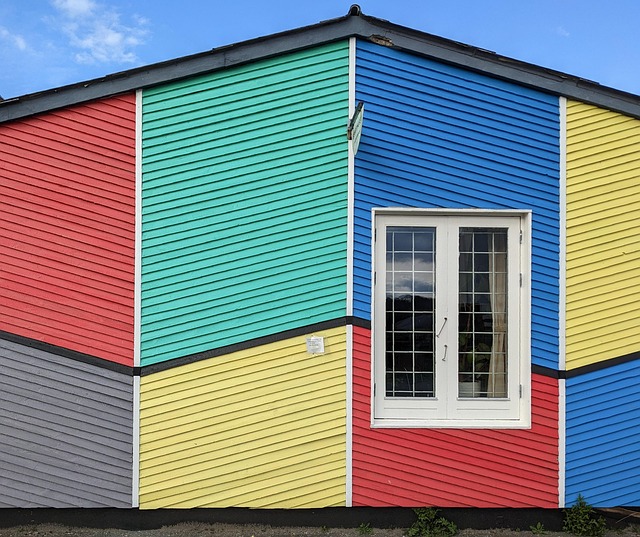 Dänemark, Gebäude, Büro, Bunt