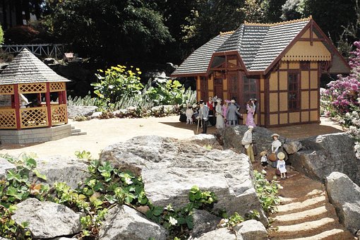 Diorama, Holiday, Modelo, Boda, Era, Ex