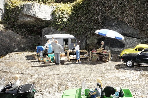 Diorama, Comerciante, Holiday, Modelo