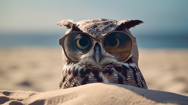 Free ai generated owl nature illustration