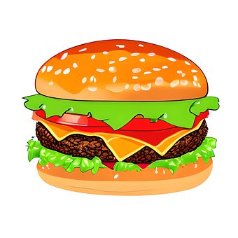 Burger, Cheeseburger, Mad, Fastfood