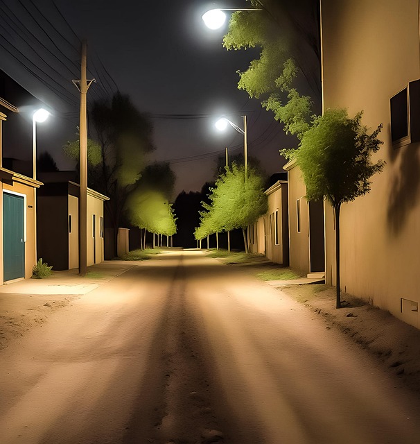 Free Path Night illustration and picture