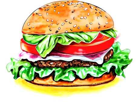 Burger, Hamburger, Cafe, Mad, Måltid