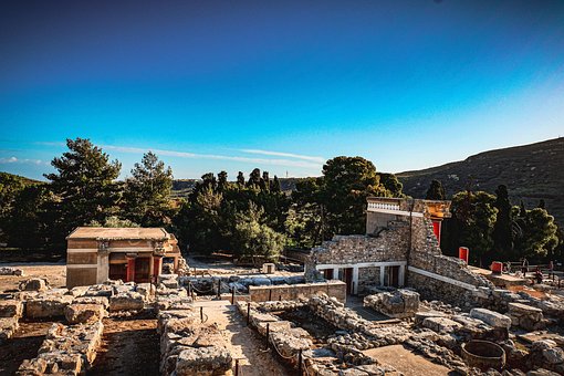 Ruin, Grækenland, Minos, Eraklion