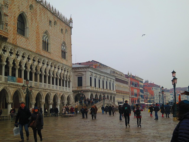 Venecia, Plaza De La Ciudad, Italia