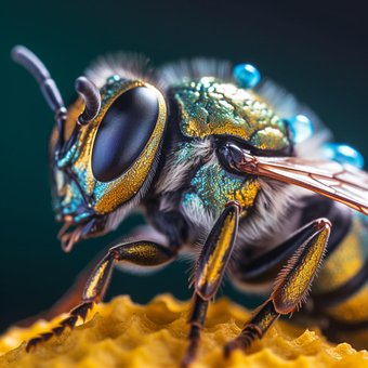 Free Honey Bee Insect illustration and picture