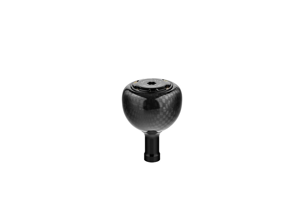 Poignée Bobine Titane Gomexus T38/T41 - Pour Moulinet Daiwa, Shimano - Galaxy Black