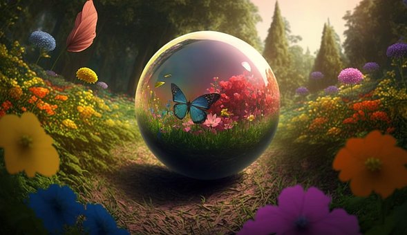 Free Ai Generated Flowers illustration and picture