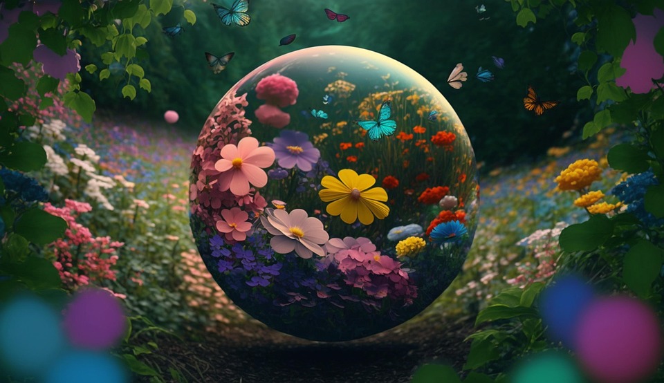 Flora Computer Generated Download Ai Generated, Flowers, Flora. Royalty-Free Stock Illustration ...