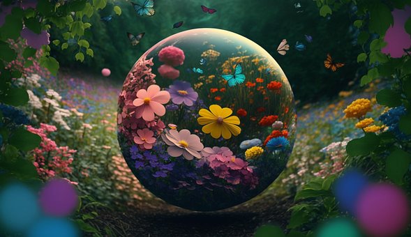 Free Ai Generated Flowers illustration and picture