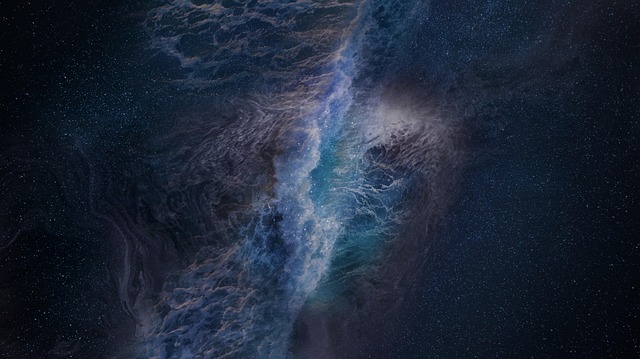 Free space nebula supernova illustration