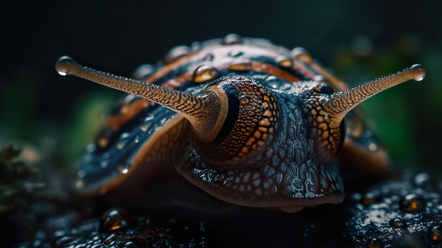 Free ai generated nature snail illustration