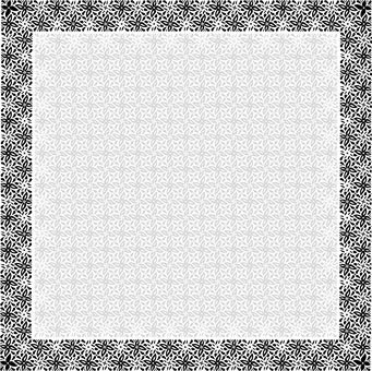 Muster, Rahmen, Blumen, Mosaik, Saum