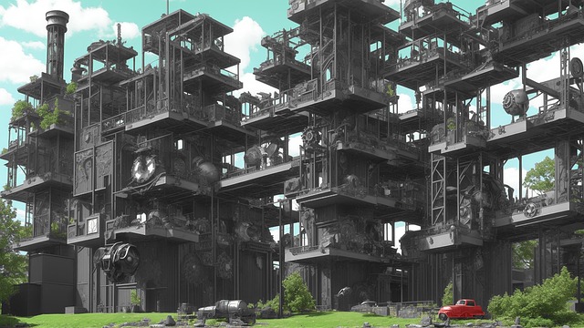 Ai Generiert, Anti-Utopie, Dampfpunk