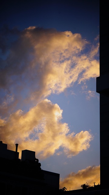 Brilho, Pôr Do Sol, Nuvem, Céu
