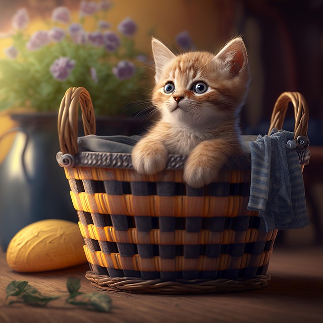 Free Ai Generated Cat illustration and picture