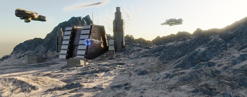 Sci-Fi, Rom, Romskip, Ufo, Framtid