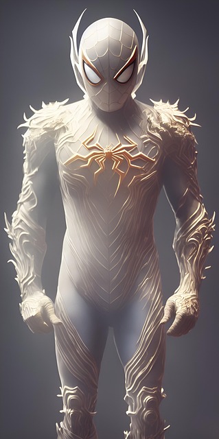 Free ai generated spiderman spider illustration