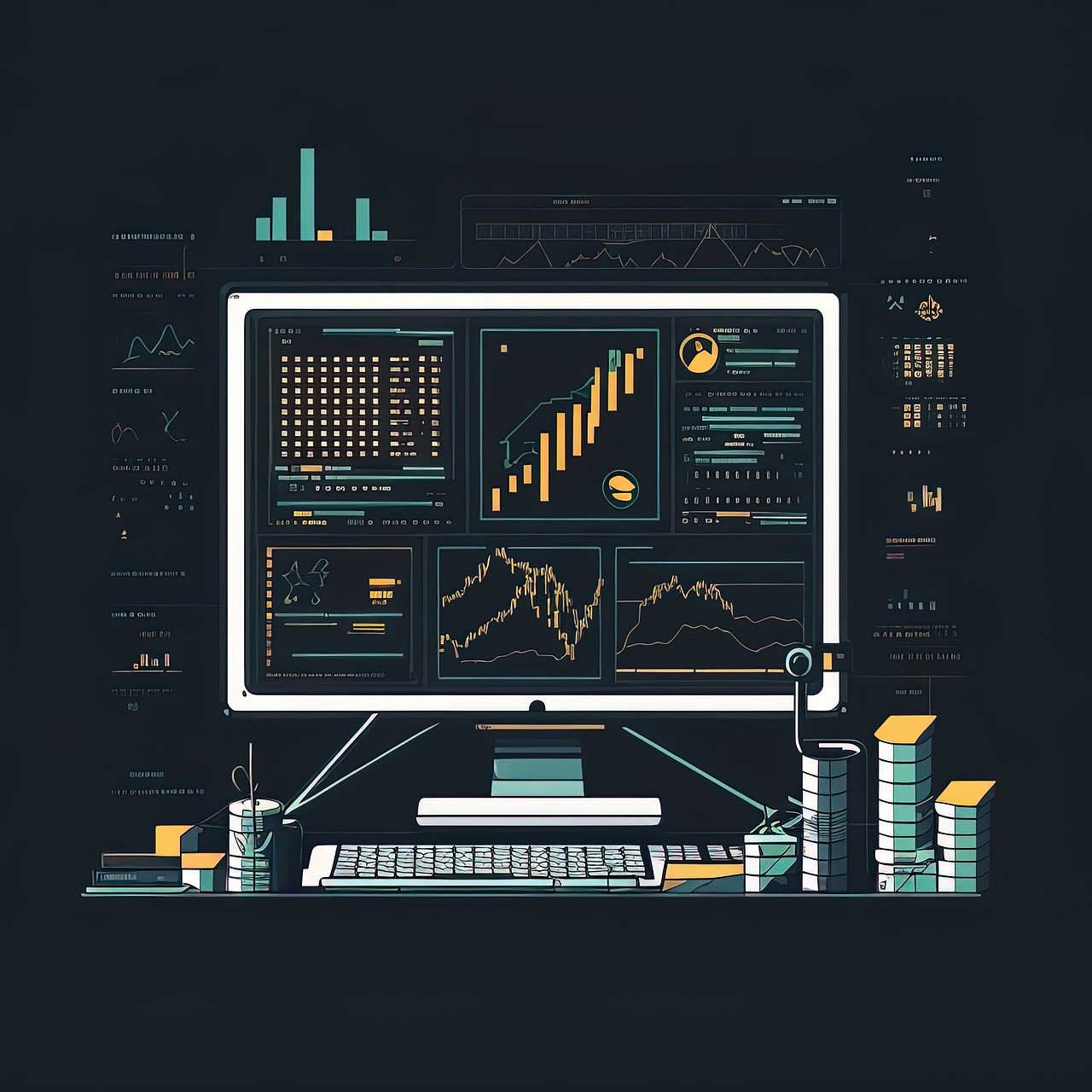 AI Stock Profits trading dashboard showing live market signals and portfolio performance