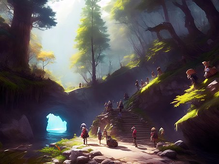 Kreativ, Digital, Design, Anime