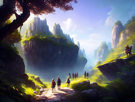 Kreativ, Digital, Design, Anime