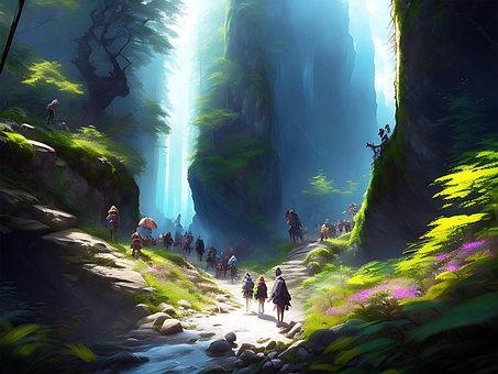 Kreativ, Digital, Design, Anime