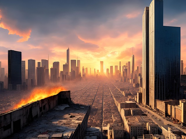 Free ai generated economic crisis global recession illustration
