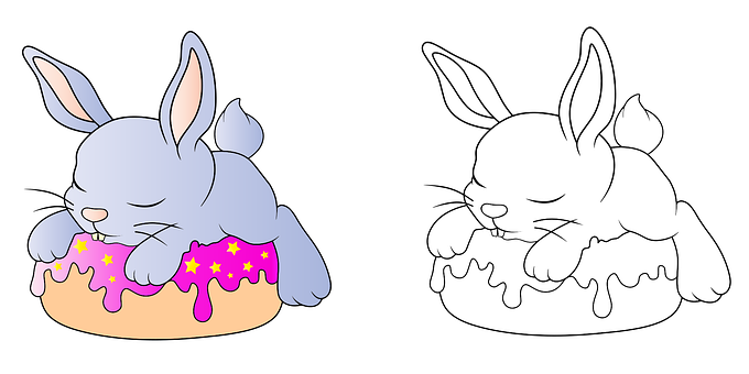 Kanin, Doughnut, Sødme, Sød, Drøm, Dyr