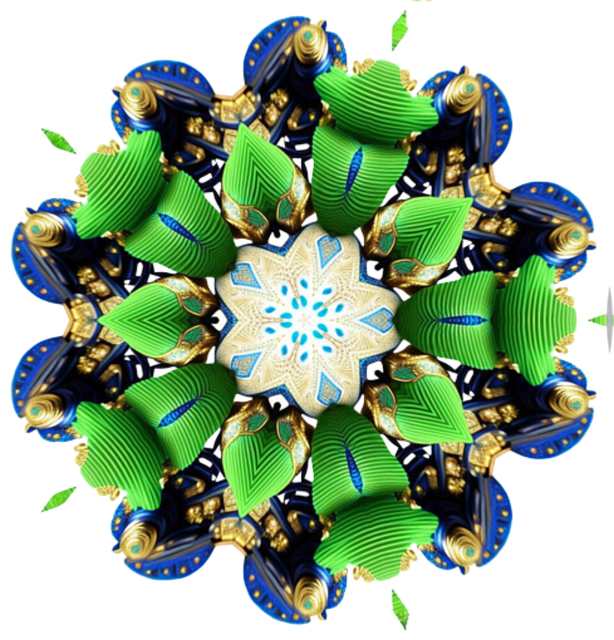 Abstrakt, Digitale Blume