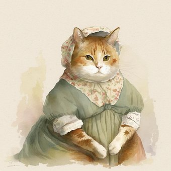 Free Ai Generated Cat illustration and picture