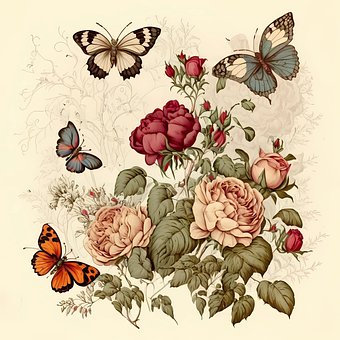 Free Ai Generated Roses illustration and picture