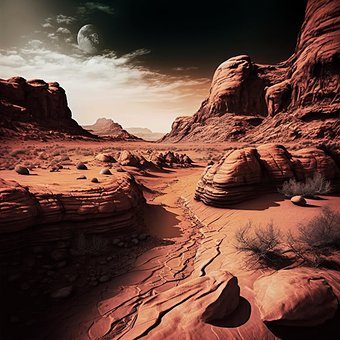 Jorden, Marts, Rød Planet, Planet, Sten