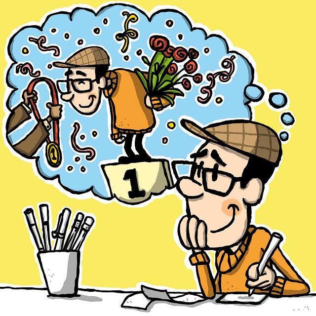 Free dream success artist illustration