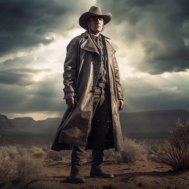 Free ai generated cowboy western illustration