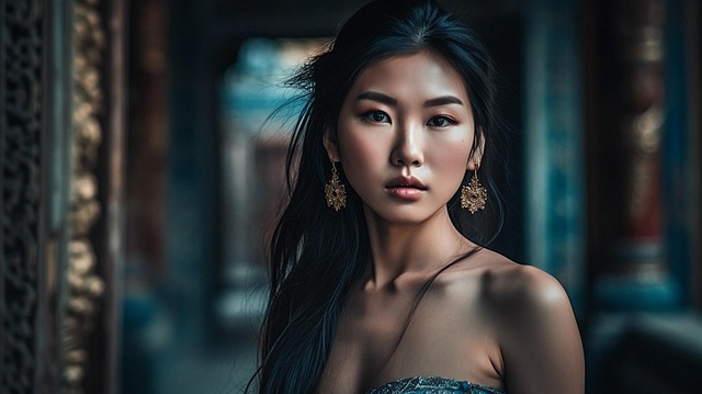 Free ai generated woman model illustration
