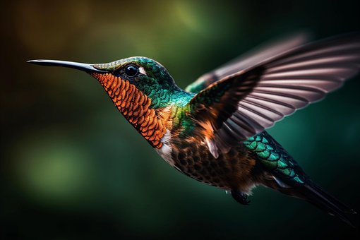 Ai Genereret, Kolibri, Fugl, Natur