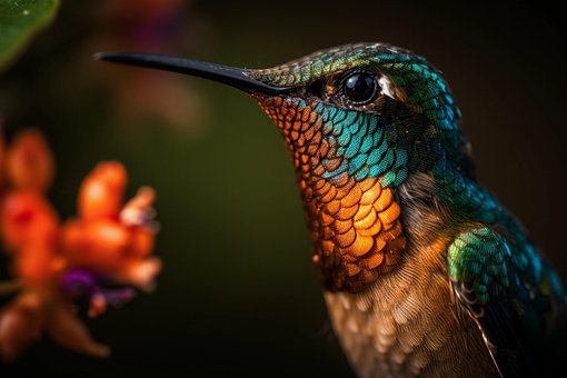Ai Genereret, Kolibri, Fugl, Natur