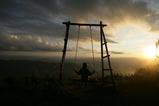Berg, Schwingen, Wolken, Vietnam, Reisen