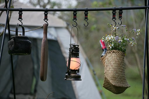 Acampamento, Piquenique, Almoço, Jantar