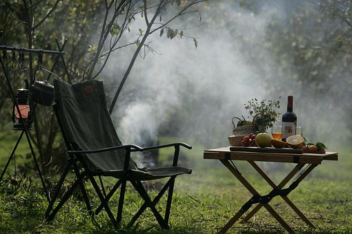 Download free HD stock image of Camping Picnic Free camping picnic lunch illustration