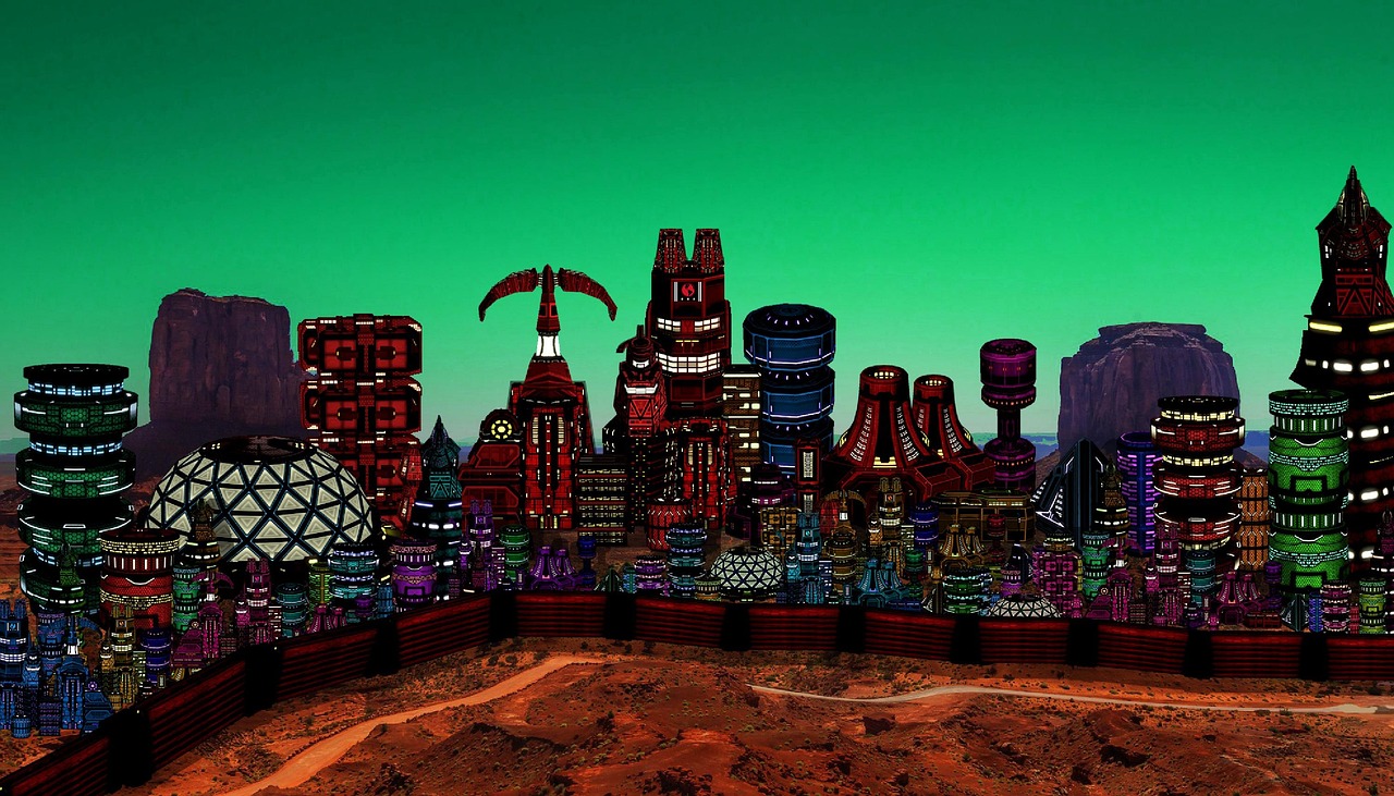 Desert City Sci-Fi - Free photo on Pixabay