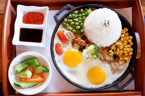 Free Have Breakfast Egg Fried Rice photo and picture